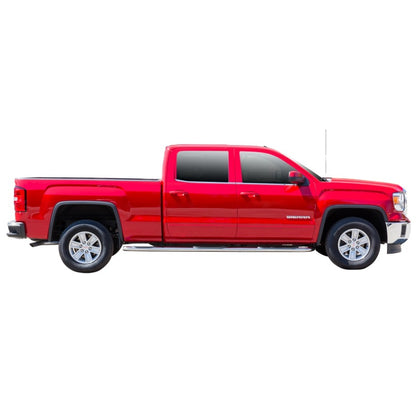 Westin 2014-2018 Chevy Silverado 1500 Crew Cab (6.5 ft bed) Platinum 4 Oval WTW Nerf Step Bars - SS 24-54550 24-54550 Photo - Mounted