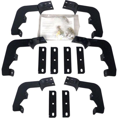 Westin 2015-2018 Chevrolet/GMC Colorado/Canyon Crew Cab Premier Oval Nerf Step Bar Mount Kit - Black 22-2075 22-2075 Photo - Primary