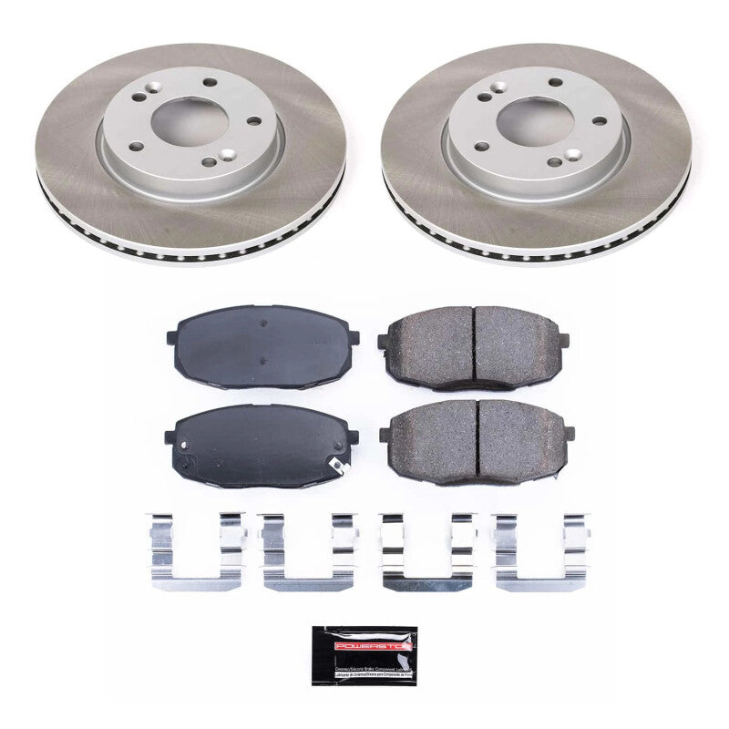 PowerStop Power Stop 14-16 Kia Soul Front Semi-Coated Rotor Kit SC6946 SC6946 Photo - Primary