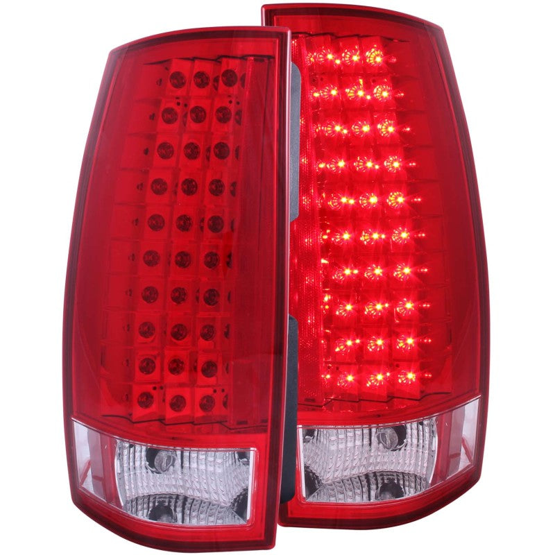 Anzo 2007-2014 Chevrolet Suburban LED Tail lights Red/Clear G4 311140 Photo - Primary