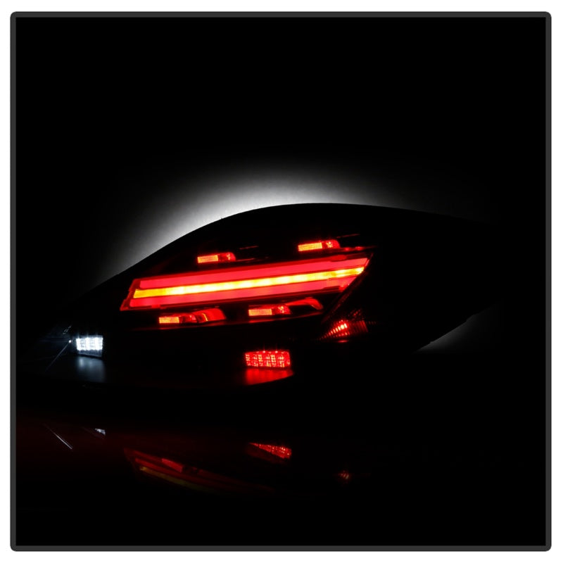 Spyder Porsche 987 Cayman 06-08 / Boxster 09-12 LED Tail Lights - Sequential Signal - Black 5086839 5086839 Photo - Unmounted
