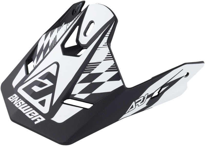 Answer AR1 Sweep Visor Black/WhiteYouth 442933 442933 User 1