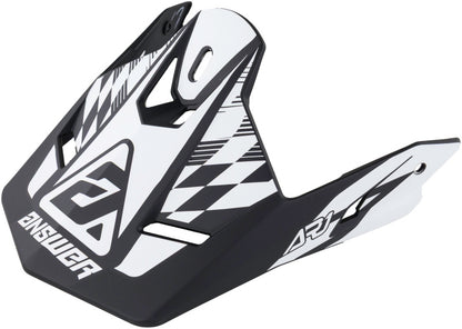 Answer AR1 Sweep Visor Black/WhiteYouth 442933 442933 User 1