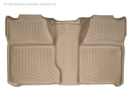 WeatherTech 07-13 Chevrolet Silverado Crew Cab Rear FloorLiner - Tan 450660 Photo - Primary