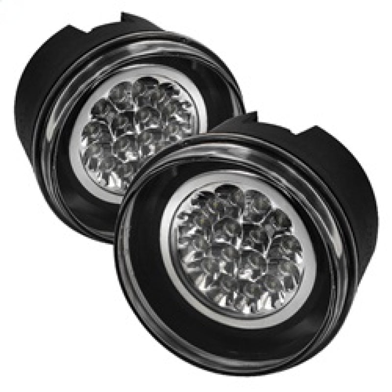 Spyder Jeep Grand Cherokee 05-09/Commander 06-08 LED Fog Lights w/Switch Clear FL-LED-JGC05-C 5015686 5015686 Photo - Primary