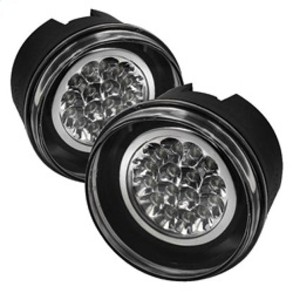 Spyder Jeep Grand Cherokee 05-09/Commander 06-08 LED Fog Lights w/Switch Clear FL-LED-JGC05-C 5015686 5015686 Photo - Primary
