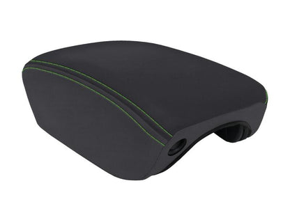 PRP Seats PRP 2018+ Jeep Wrangler JL Center Console Cover - Black/Green B103-06 B103-06 Photo - Primary