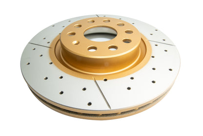DBA 06-08 Audi A3 / 10/06+ TT / 10/04-10 VW Golf Front Drilled & Slotted Street Series Rotor 2806X 2806X Photo - out of package