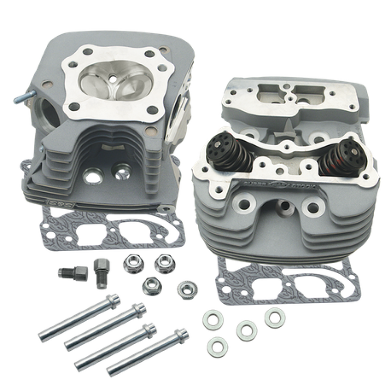 S&S Cycle 08-16 Touring Super Stock 79cc Cylinder Head Kit - Silver 106-3227 106-3227 User 1