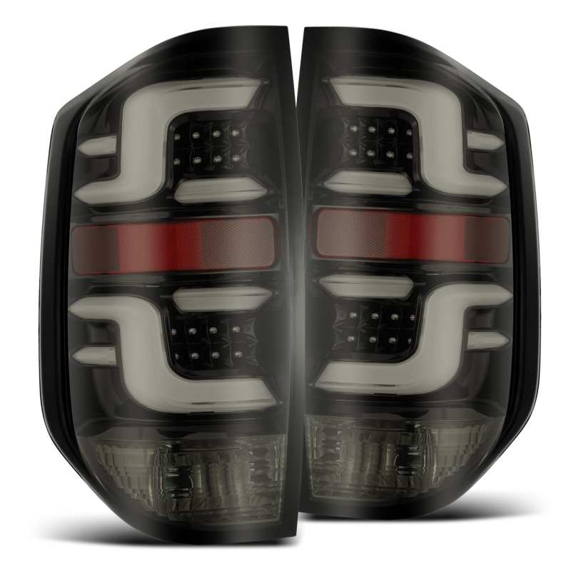 AlphaRex 14-20 Toyota Tundra PRO-Series LED Tail Lights Jet Black 672010 672010 Photo - Primary
