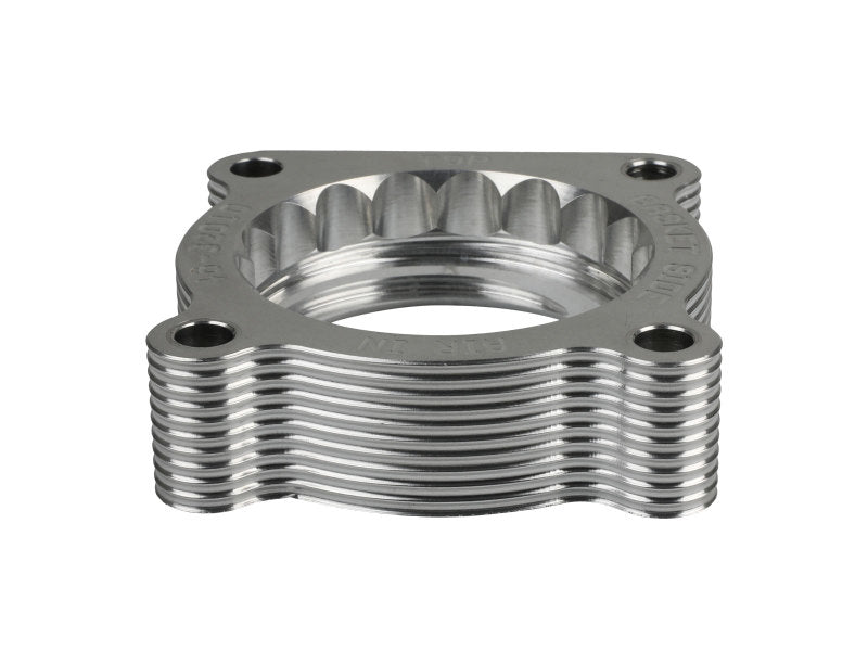 aFe 07-12 Dodge 1500 / 07-12 Dodge Dakota V6 3.7L Silver Bullet Throttle Body Spacer - Silver 46-32010 46-32010 Photo - Unmounted