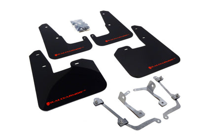 Rally Armor 2008-14 STI Mud flap Red logo MF15-UR-BLK/RD Photo - Primary