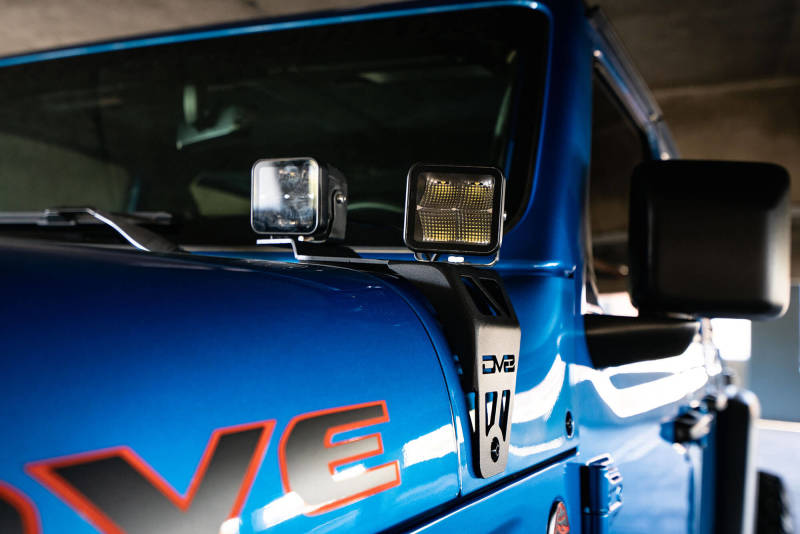 DV8 Offroad 20-22 Jeep JL 392/ Jeep JT Mojave Edition Dual Pod Light Mounts LBJL-06 LBJL-06 User 3