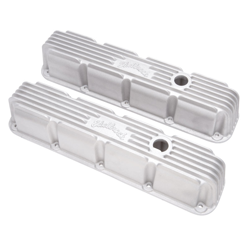 Edelbrock Classic Series, Valve Cover, Chrysler Big-Block, Magnum V8, Satin 41779 Photo - out of package