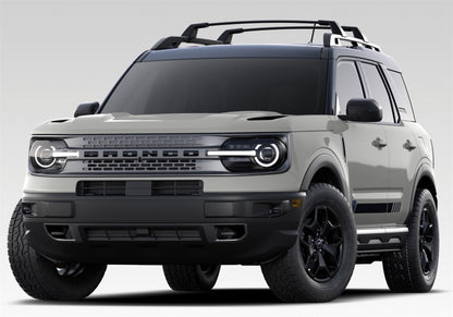 Ford Racing 21-22 Bronco Sport 17 Wheel Kit - Gloss Black M-1007K-BS17GB M-1007K-BS17GB Photo - Mounted
