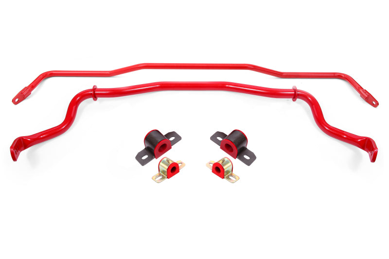 BMR Suspension BMR 15-22 S550 Mustang Sway Bar Kit with Bushings Front and Rear Red SB760R SB760R Photo - Primary