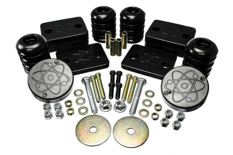 Energy Suspension 18-20 Jeep Wrangler JL Black Front Bump Stop Set (Set of 2) 2.6115G 2.6115G Photo - Primary