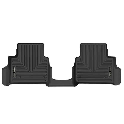 Husky Liners 2021 Jeep Grand Cherokee L 2nd Row Bucket Seats X-act Contour Rear Floor liner (Black) 51781 51781 Photo - Primary