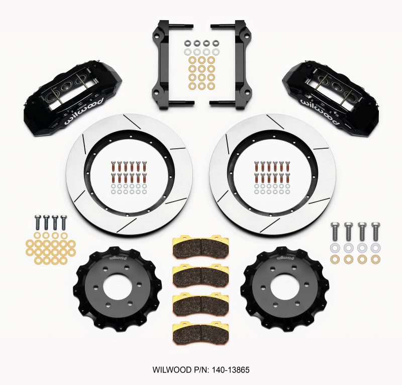 Wilwood TX6R Front Kit, 15.50", Black, 2010-Up Ford F150 140-13865 Photo - Primary