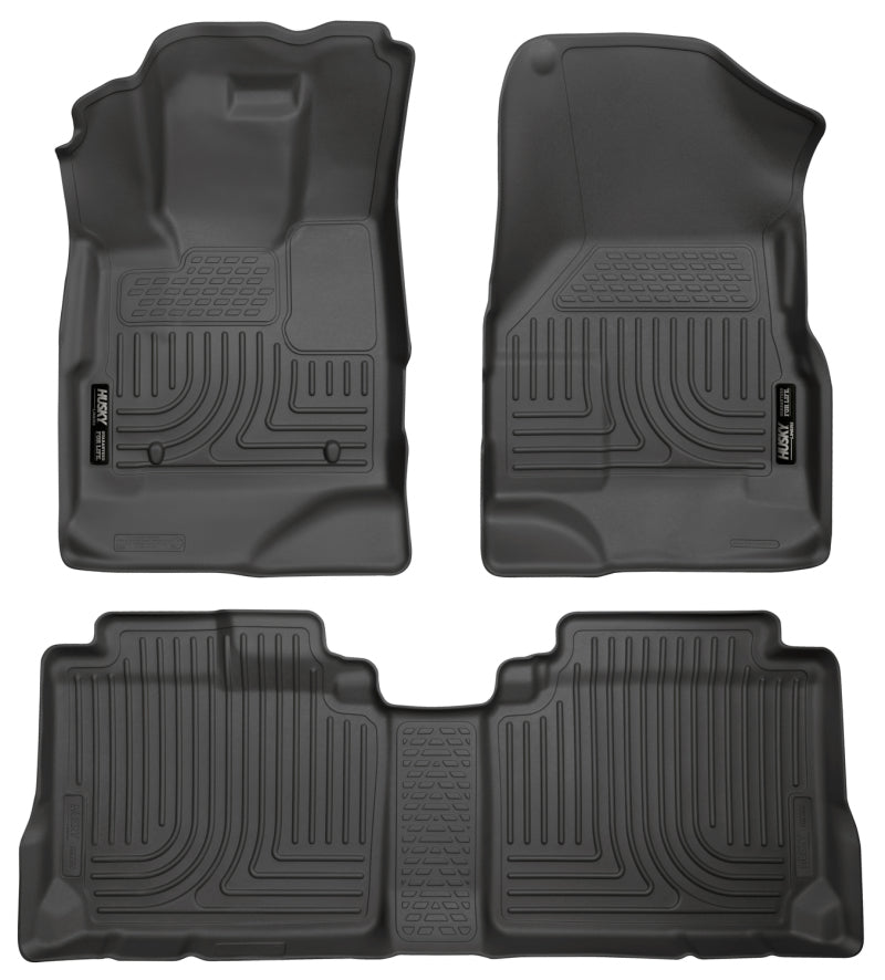Husky Liners 10-12 Chevy Equinox/GMC Terrain WeatherBeater Combo Black Floor Liners 98131 Photo - Primary