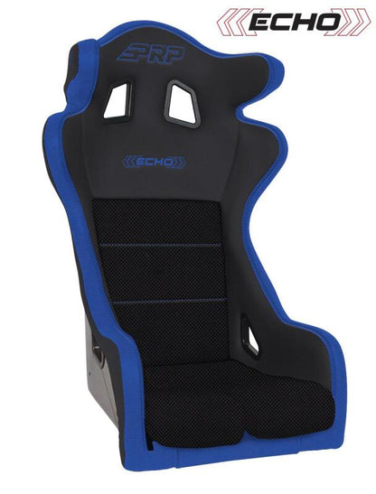PRP Seats PRP Echo Composite Seat- Black/Blue (PRP Blue Outline/Delta Blue- Blue Stitching) A38-V A38-V Photo - Primary