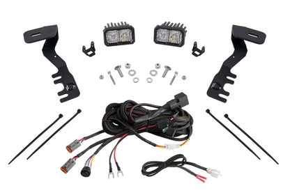 Diode Dynamics  2024+ Toyota Tacoma Stage Series 2in LED Ditch Light Kit - Pro White Combo DD7936 DD7936 Photo - Primary