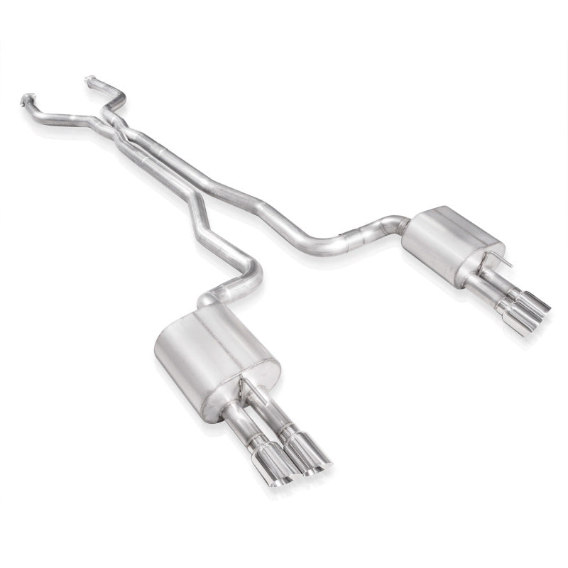 Stainless Works 2014-16 Chevy SS Exhaust 3in X-Pipe Chambered Mufflers Polished Tips Factory Connect SS14CB SS14CB Photo - Primary