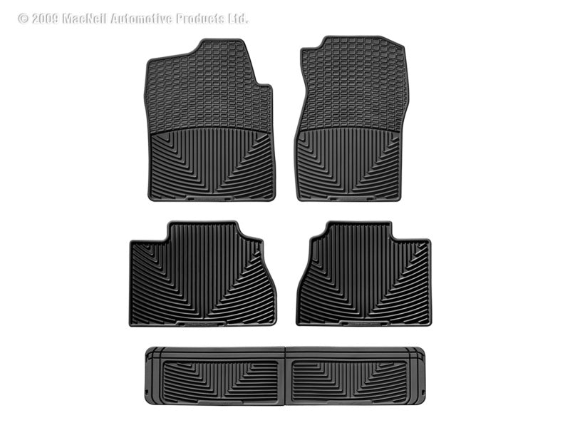 WeatherTech WT Rubber Mats - Rear - Blk Floor Mats Floor Mats - Rubber main image