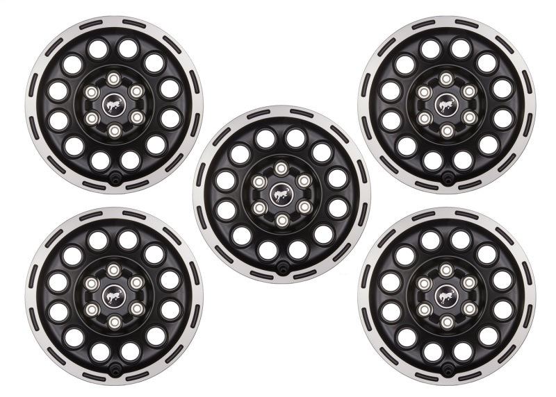 Ford Racing 21-23 Bronco 17x8.0 Wheel Kit - Machined Face M-1007K-P1780MBM M-1007K-P1780MBM Photo - Primary