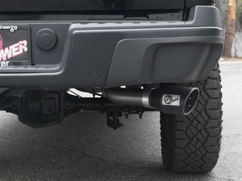 aFe Cat-Back Exhaust System, MACH Force-Xp, 3in 409 Stainless Steel 49-44097-B Photo - Mounted