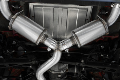 MBRP 13-22 Subaru BRZ 2.0L/ 2.4L 3in Dual Split Rear Cat Back w/Burnt End Tips- T304 S48043BE S48043BE Photo - Close Up