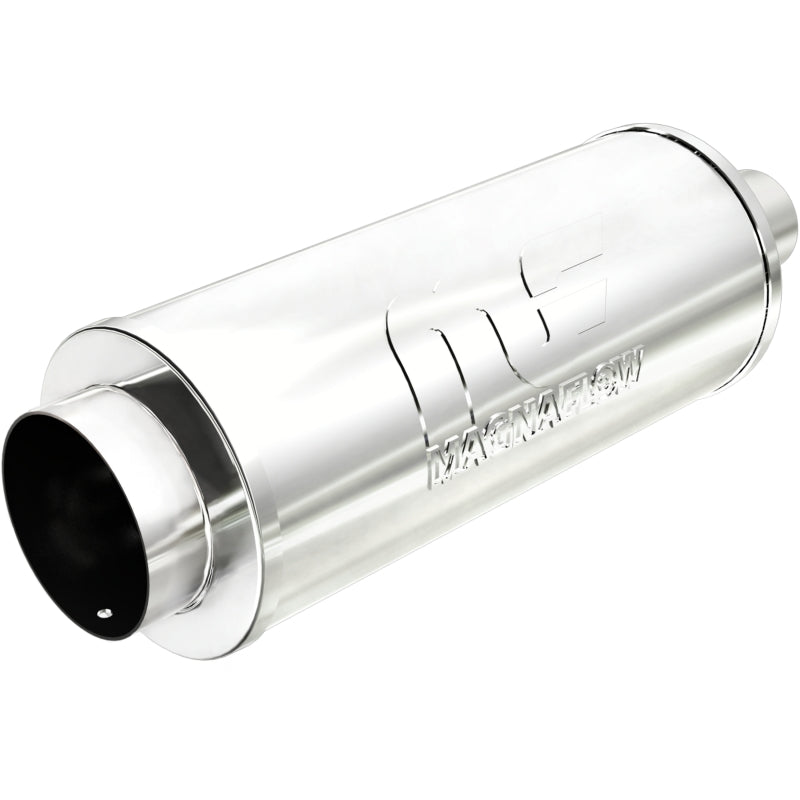 MagnaFlow 6" Round Center/Center Performance Muffler With Tip 14846 Photo - Primary