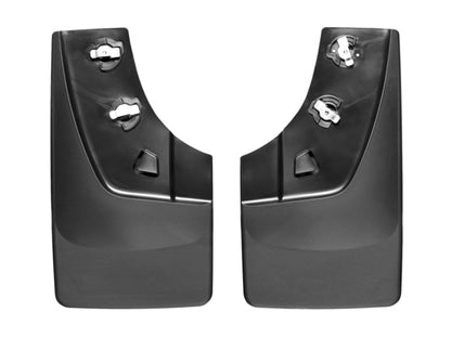 WeatherTech 14+ GMC Sierra/Sierra Denali No Drill Mudflaps - Black 120036 Photo - Primary
