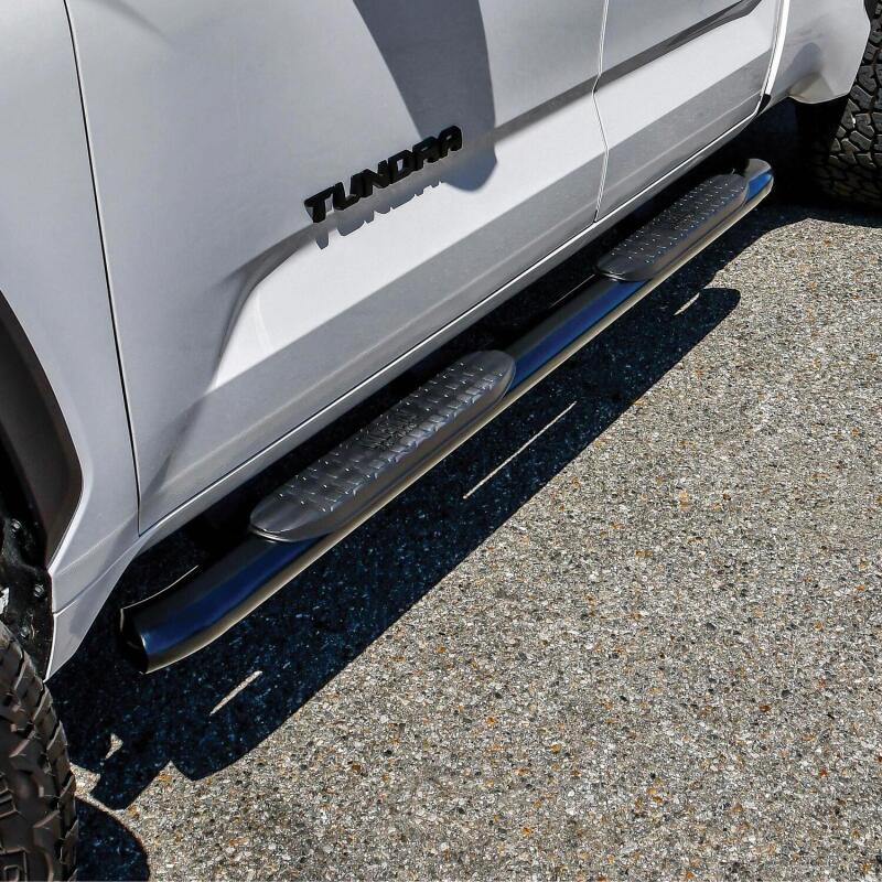 Westin 2022 Toyota Tundra Double Cab PRO TRAXX 4 Oval Nerf Step Bars - Black 21-24225 21-24225 Photo - Mounted
