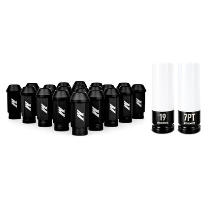 Mishimoto Aluminum Locking Lug Nuts M12x1.5 20pc Set Black MMLG-15-20LBK MMLG-15-20LBK Photo - Primary