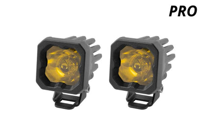 Diode Dynamics Stage Series C1 LED Pod Pro - Yellow Flood Standard ABL (Pair) DD6463P DD6463P User 1