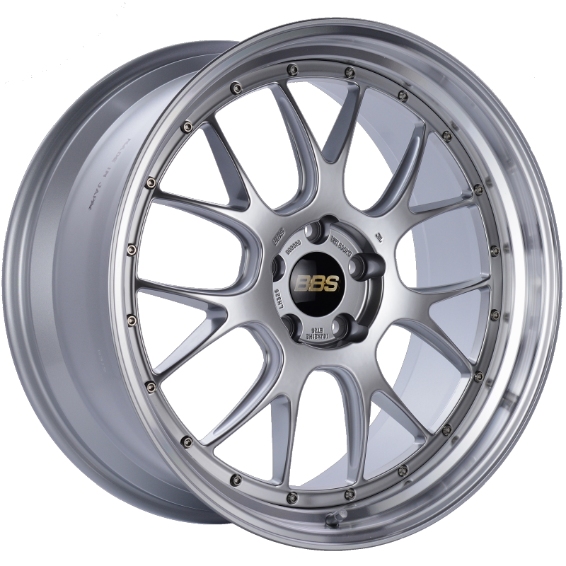 BBS LM-R 21x10 5x120 ET35 Diamond Silver Center Diamond Cut Lip Wheel -82mm PFS/Clip Required LM326DSPK LM326DSPK Photo - Primary