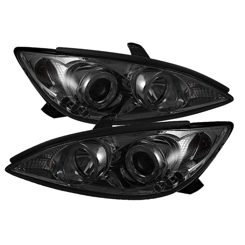 Spyder Toyota Camry 02-06 Projector Headlights LED Halo LED Smoke High H1 Low H1 PRO-YD-TCAM02-HL-SM 5064325 5064325 Photo - Primary