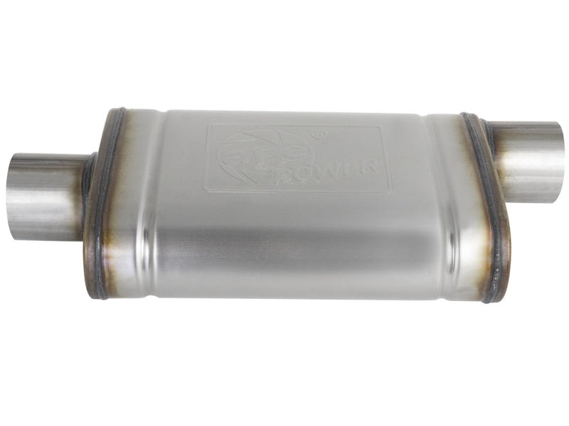 aFe  POWER 49M00031 MACH Force-Xp 3" 409 Stainless Steel Muffler 49M00031 Photo - Unmounted