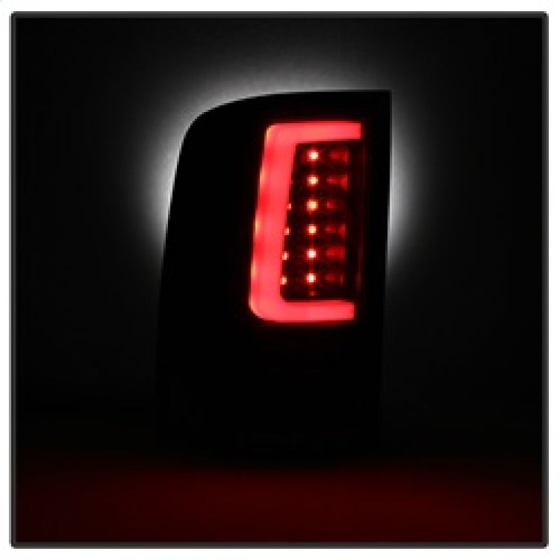 Spyder 07-13 GMC Sierra 1500 V2 Light Bar LED Tail Lights - Black (ALT-YD-GS07V2-LBLED-BK) 5084743 5084743 Photo - Unmounted