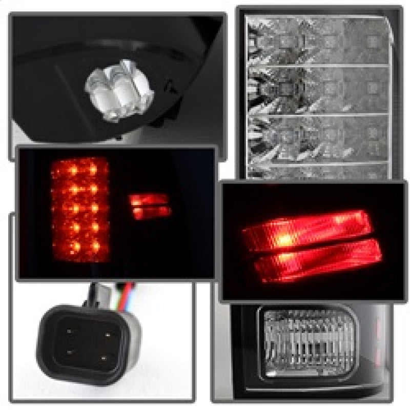 Spyder Dodge Ram 1500 13-14/Ram 2500 13-14 LED Tail Lights LED Model only - Blk ALT-YD-DRAM13-LED-BK 5077530 5077530 Photo - Unmounted