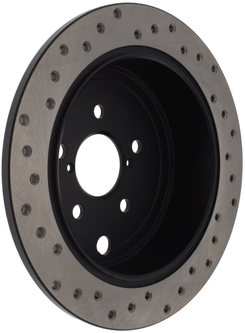 StopTech Sport Cross Drilled Brake Rotor; Rear Right 128.47029R Photo - Primary