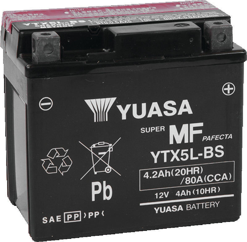 Yuasa Battery Yuasa Ytx5L-Bs Yuasa Battery YUAM32X5B YUAM32X5B Photo - Primary