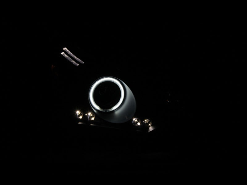 Anzo 2008-2011 Ford Focus Projector Headlights Black 121272 Photo - Mounted