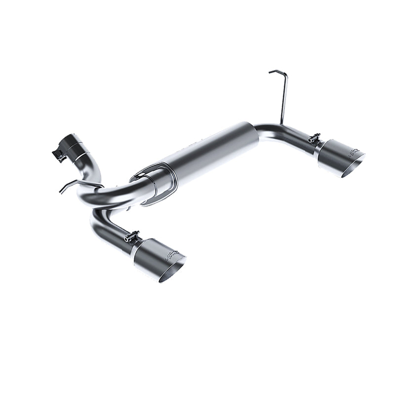 MBRP 07-14 Jeep Wrangler/Rubicon 3.6L/3.8L V6 Axle-Back Dual Rear Exit S5528409 Photo - Primary