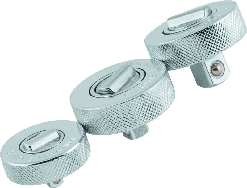 BikeMaster 3-pc Palm Rachet Set - 1/4in Drive / 3/8in Drive / 1/2in Drives 152220 152220 Photo - Primary