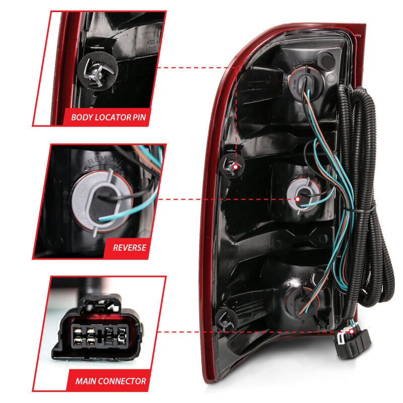 ANZO 2007-2013 Chevy Silverado Taillight Red/Clear Lens (OE Replacement) 311303 311303 User 3