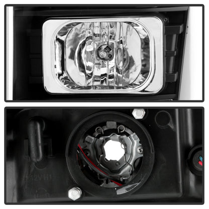 Spyder Ford F250/350/450 11-16 V2 High-Power LED Headlights-White Light Bar-Black PRO-YD-FS11V2PL-BK 5087898 5087898 User 4