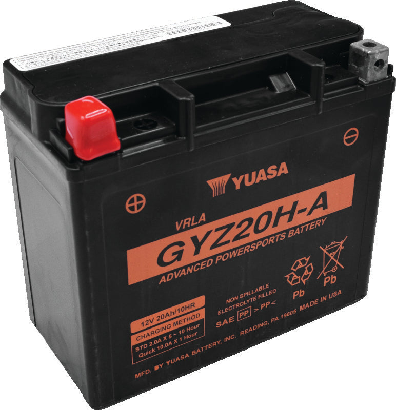 Yuasa Battery Yuasa Gyz20H-A Yuasa Battery YUAM720GHA YUAM720GHA Photo - Primary