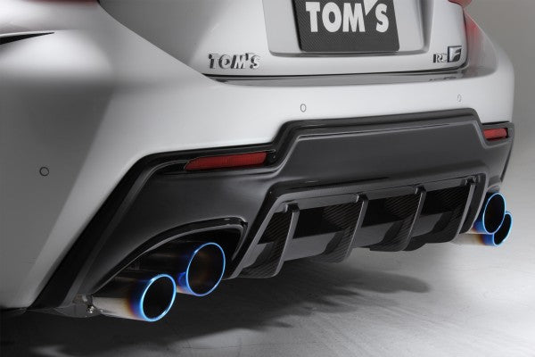 TOM'S Racing Rear Bumper Diffuser for 2015-2019 Lexus RCF (FRP- Unpainted)